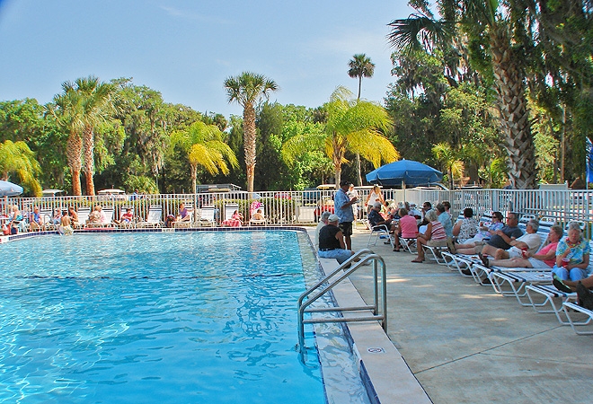 Pool at Bulow RV Park