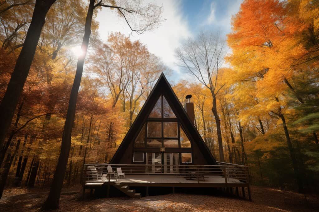 a-frame cabin