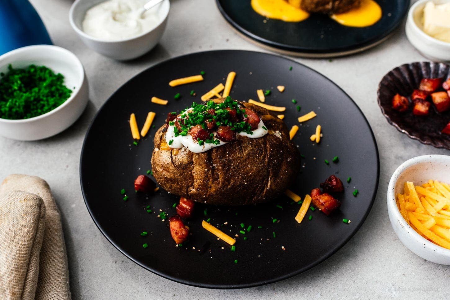 loaded baked potato | www.iamafoodblog.com