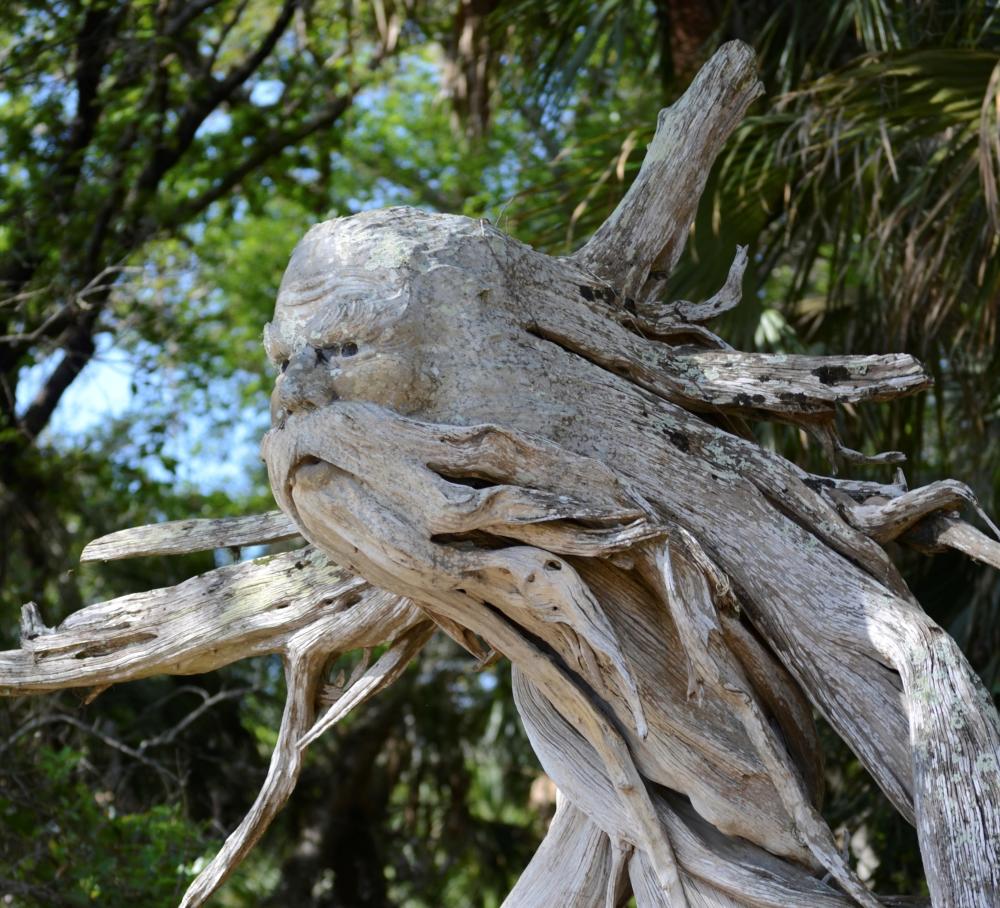 Wood sculpture by Paul Baliker