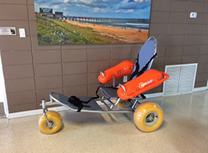 beach wheelchair