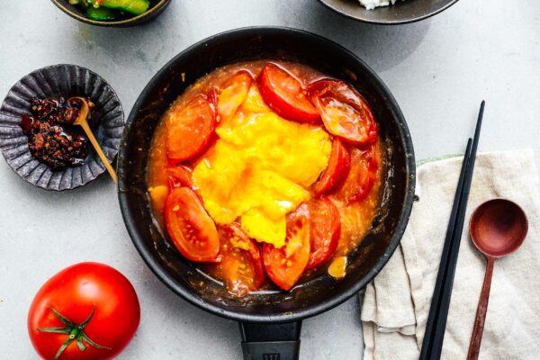 Chinese Tomato Egg Stir Fry | www.iamafoodblog.com