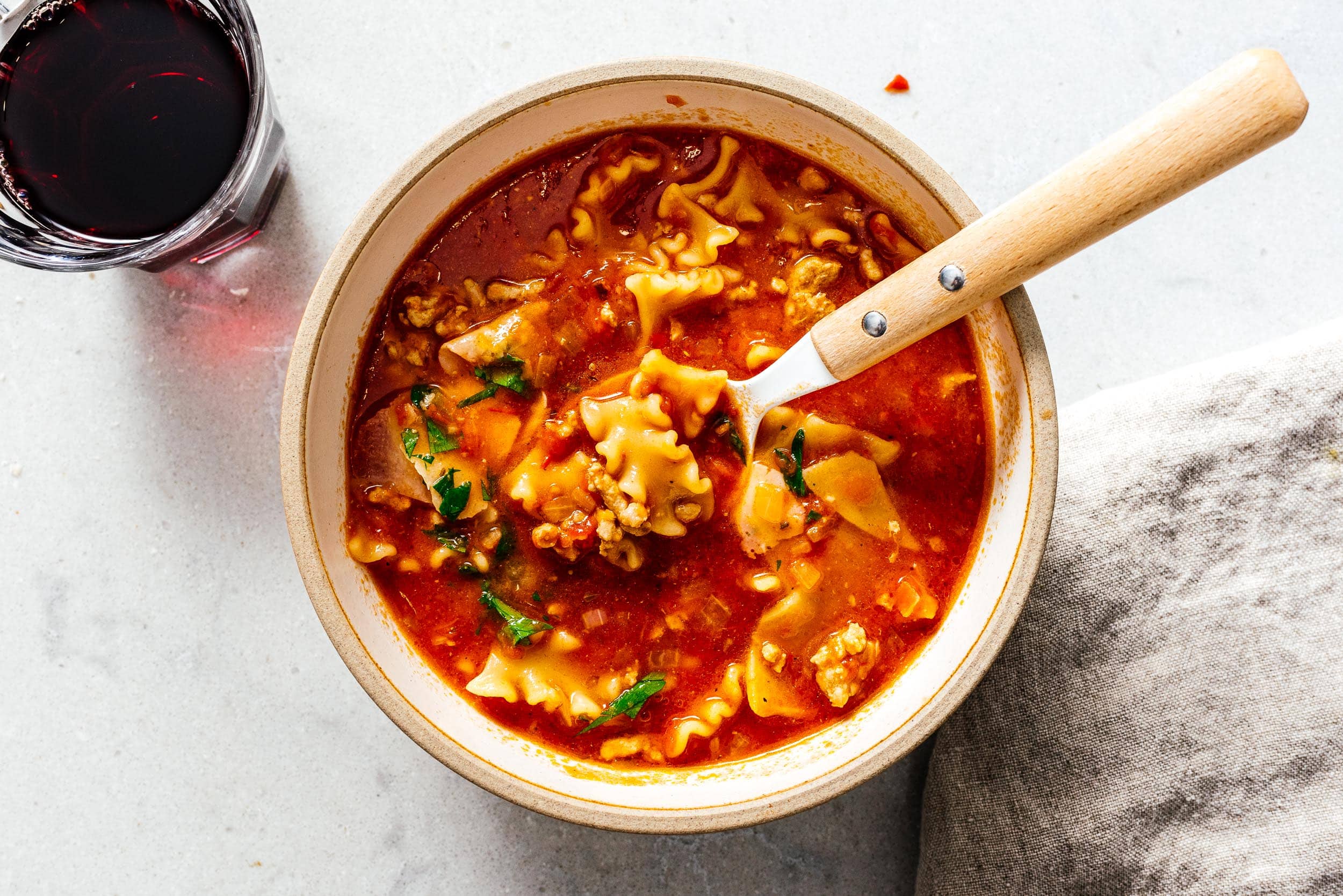 lasagna soup | www.iamafoodblog.com