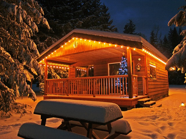 Christmas cabin