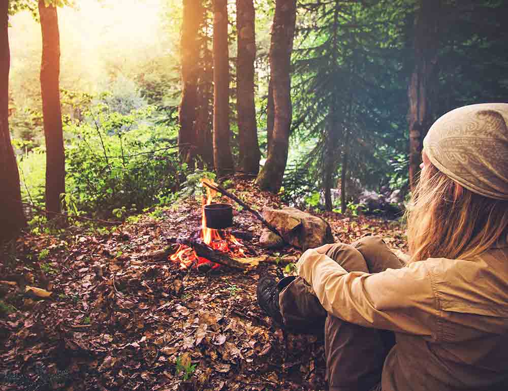 Foraging wild edibles