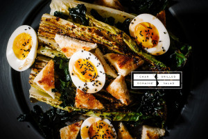 grilled romaine salad recipe - www.iamafoodblog.com