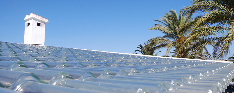 glass roofing tiles