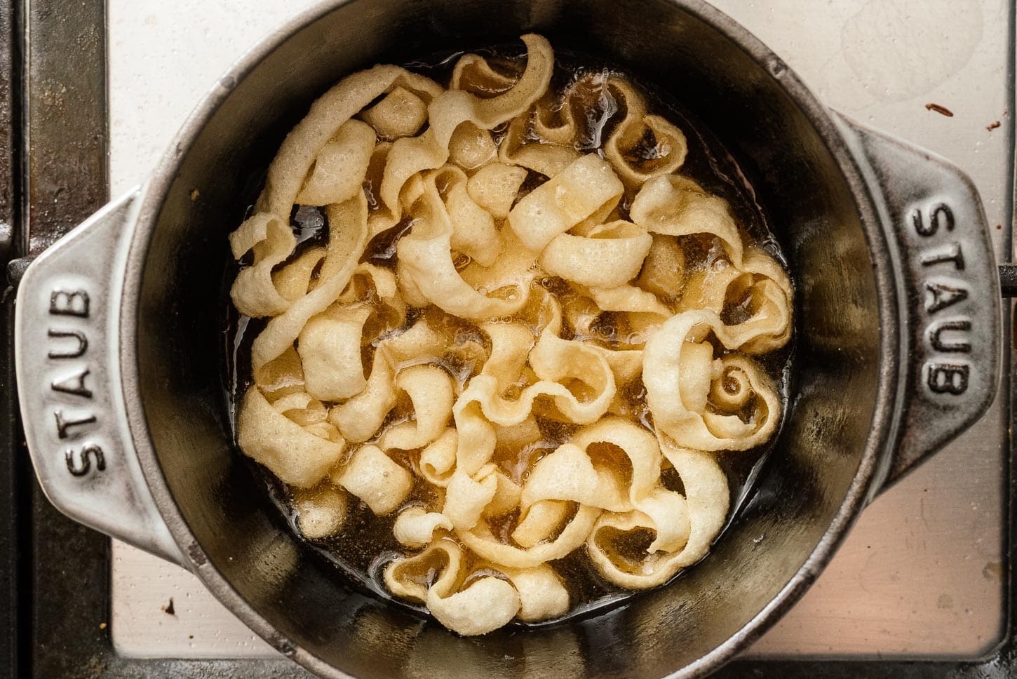 Fried wonton strips | www.iamafoodblog.com