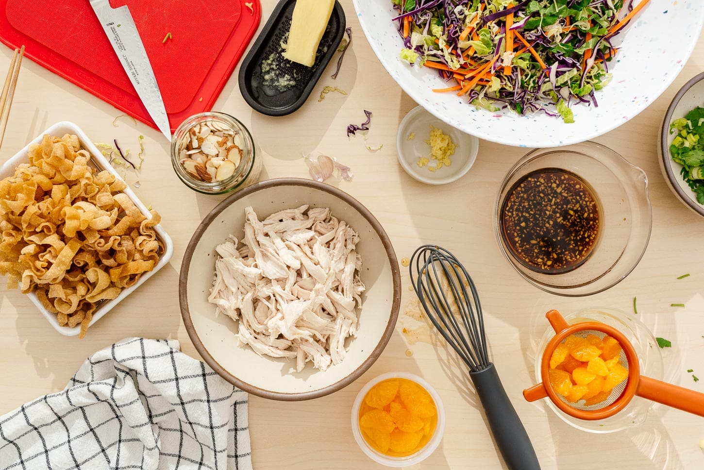 Chinese chicken salad ingredients | www.iamafoodblog.com