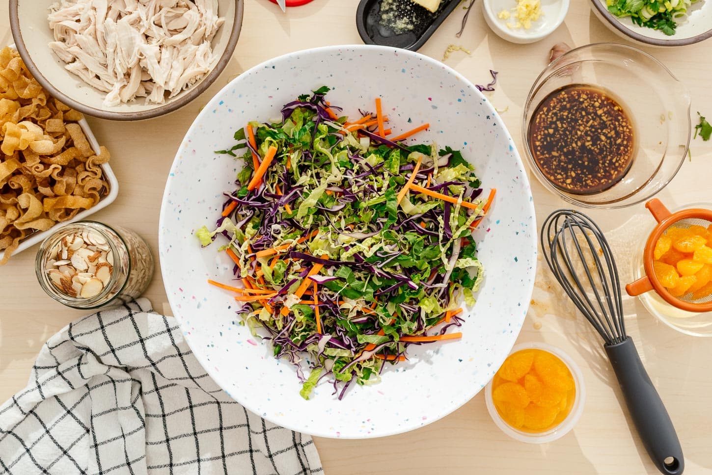Chinese chicken salad ingredients | www.iamafoodblog.com