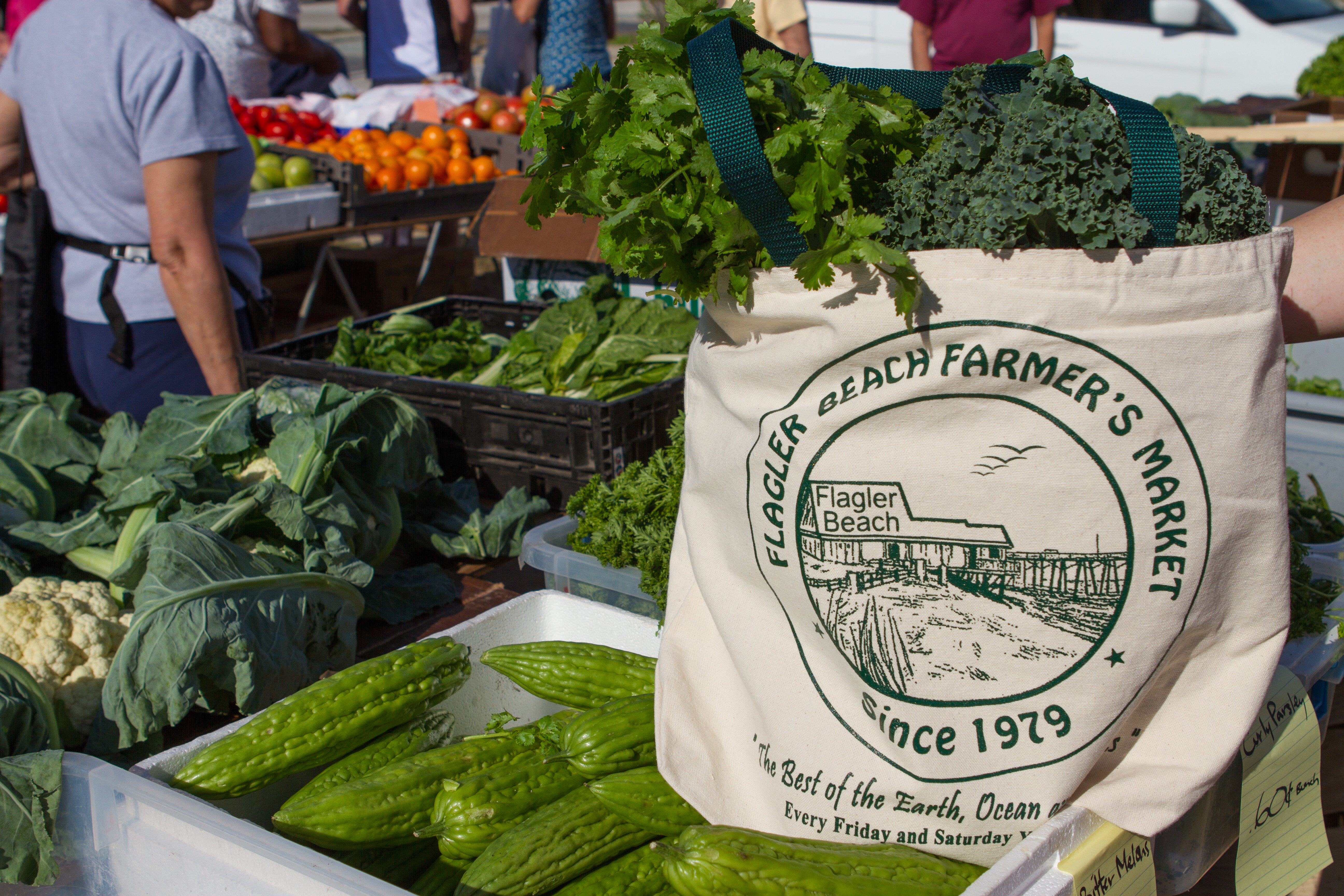 Produce at Flagler Beach Farmers Market