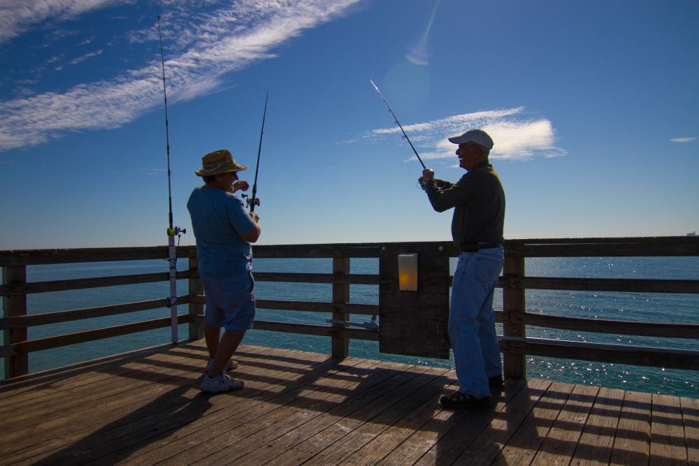 Fishermen in Flagler Beach