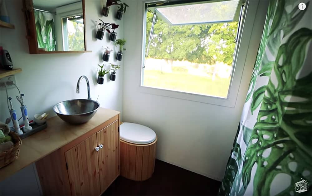 Tiny house bathroom