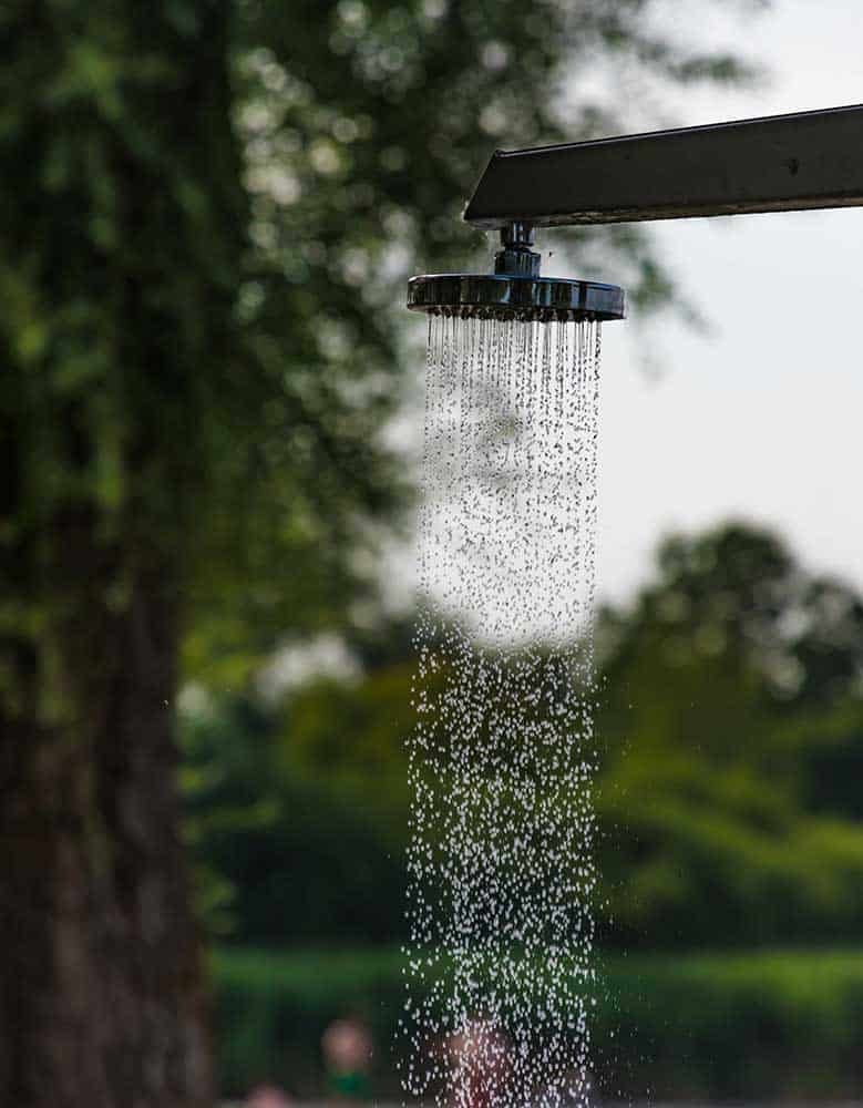 Outdoor shower