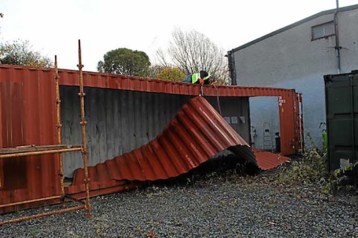 ireland shipping container house