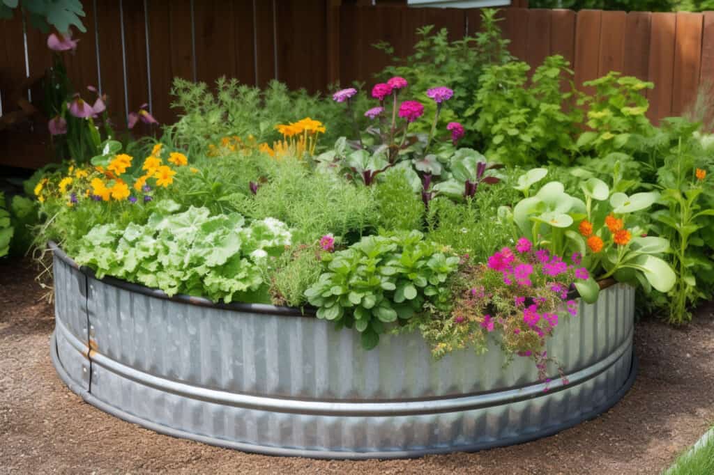 stock tank planter