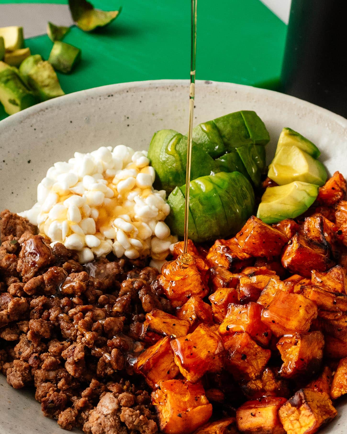 sweet potato beef bowl | www.iamafoodblog.com