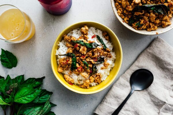 Thai Basil Chicken Recipe | www.iamafoodblog.com