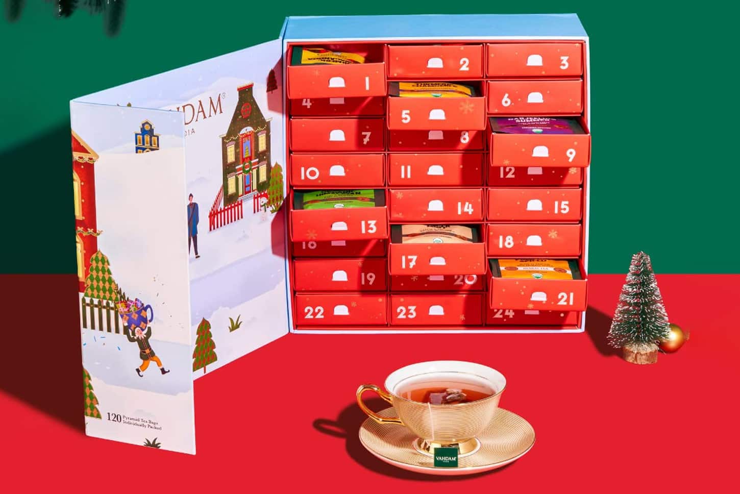 vahdam tea advent calendar | www.iamafoodblog.com