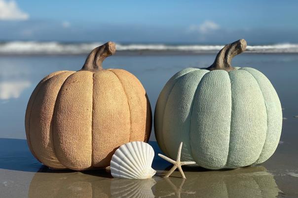 pumpkin fall beach