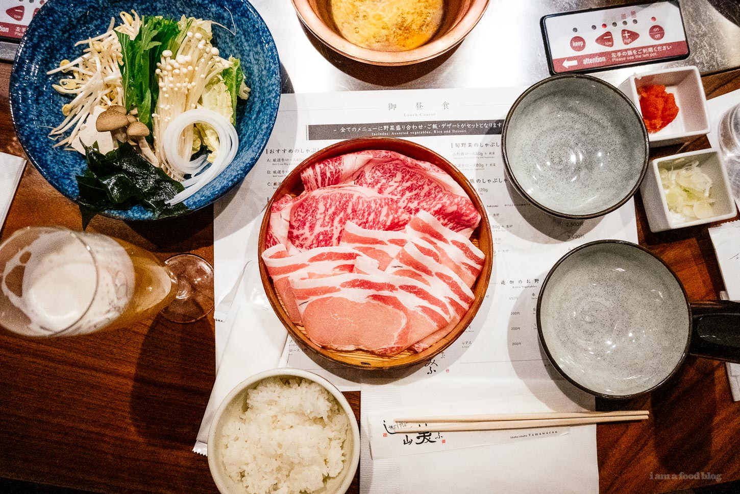 Yamawarou Omotesando - Modern Affordable Shabu Shabu in Tokyo | www.iamafoodblog.com