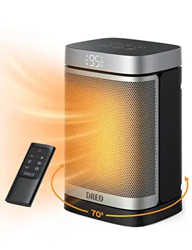 Dreo Space Heaters for Indoor Use70°Oscillation, 1500W PTC