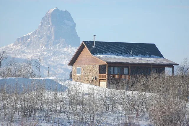 Winter cabin