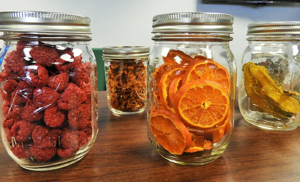 Drying homegrown veggies