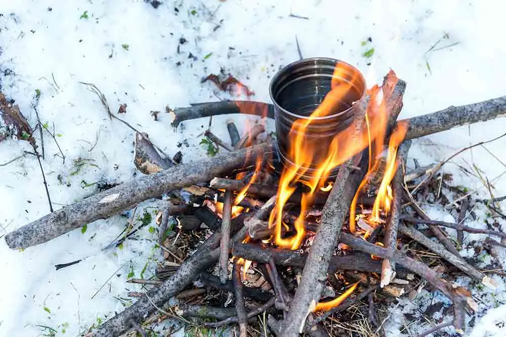 Purifying water in the wild