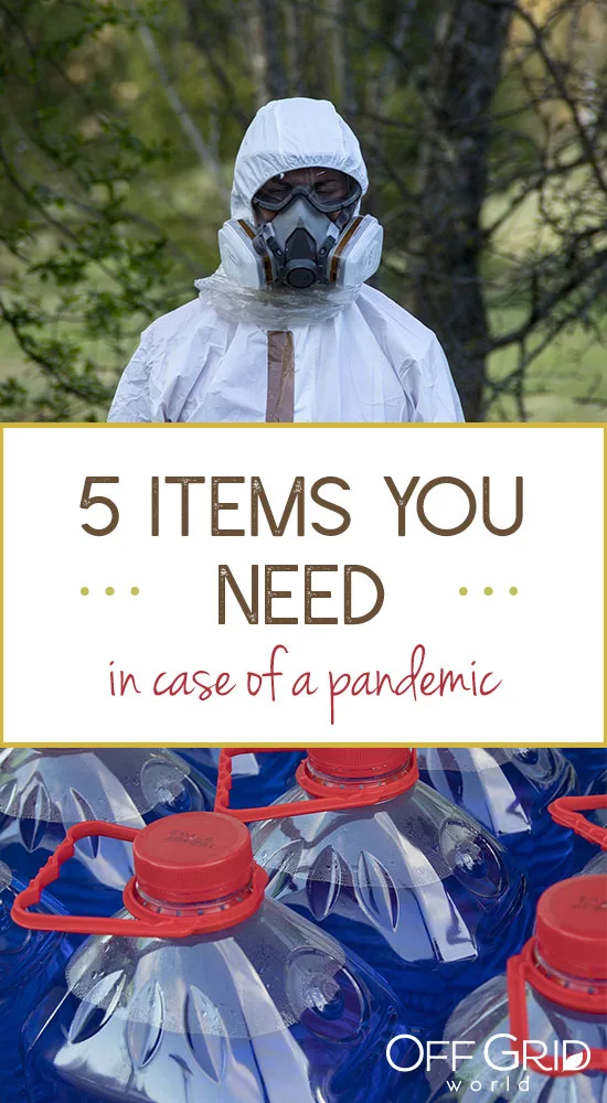 Items you need in case of pandemic