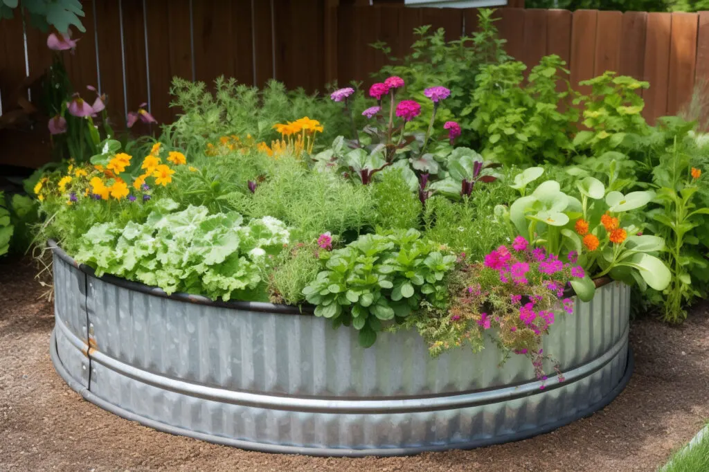 stock tank planter