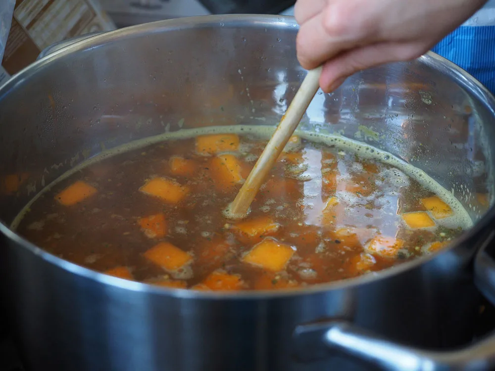 Storing homegrown veggies